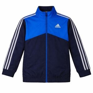 Adidas Navy Blue Light Weight Lightweight Wind Break Windbreaker Jacket Boys 7